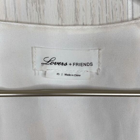 Lovers + Friends Lace Layla Bodysuit Top Floral Yellow White Womens Size XS - Picture 6 of 12